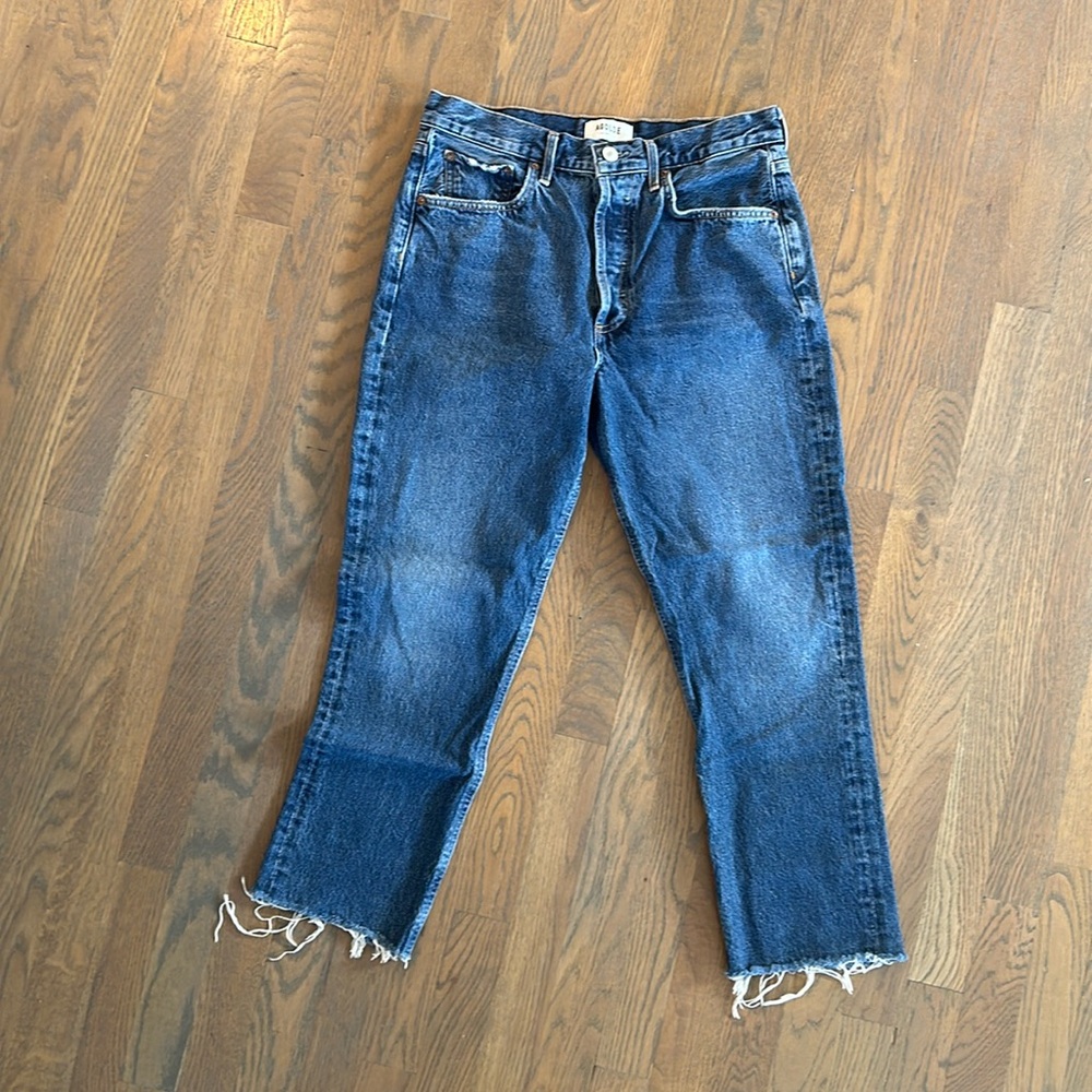 NWOT agolde Riley crop jeans